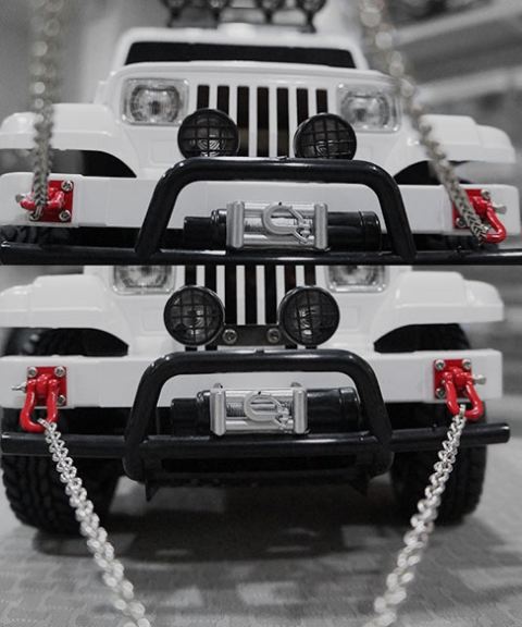 CATENA LUNGA 96cm PER SCALER CON GANCI ROSSI - GPEDYA-0385 - immagine 3