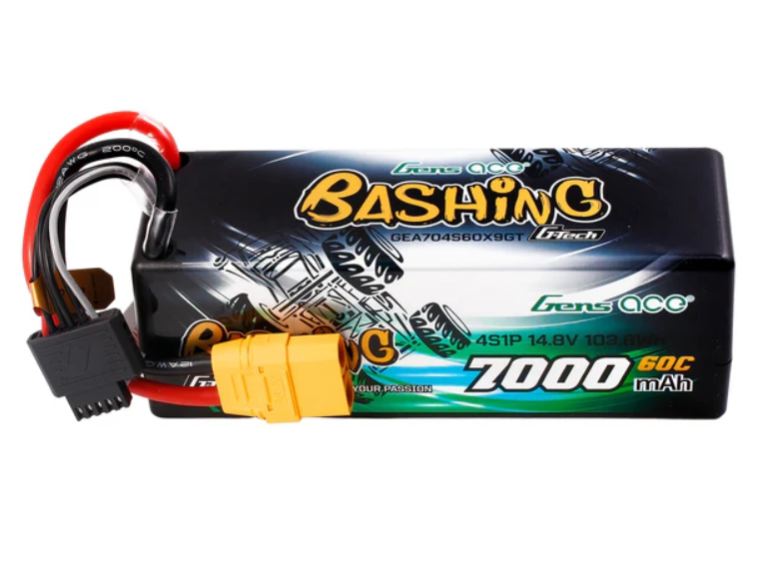 LiPo 4s 14,8v 7000mAh 60C XT90 Gens Ace G-Tech - GEN704S60X9GT