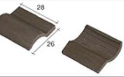 Tegola Romana Nera in ceramica 100pz - NOCAS21051