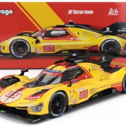 Ferrari 499P gialla #83 1/18 Kubica 24h LeMans 2024 - BUR18-16304