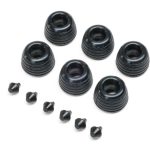 Promoto-SM Rotelle in gomma e fermi 6pz - HORLOS-2288