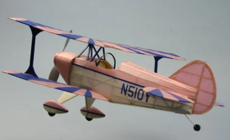 Dumas Pitts Special S1 457mm balsa kit ad elastico - PEL4SK0229 - immagine 3