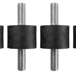 GOMMINI ANTIVIBRANTI   M6x15mm 20x45mm 4pz - CND701066