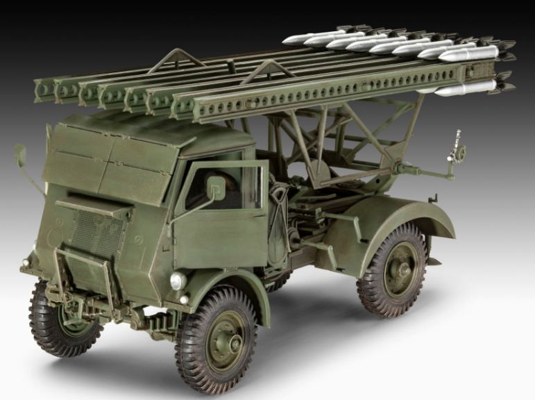 Camion lancirazzi sovietico WWII W.O.T. 8 BM-13-16 Katyusha/Cargo 1/35 - REV3338 - immagine 8