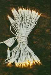 35 LUCI LINEARI BIANCHE CON FILO BIANCO - YMO344426900