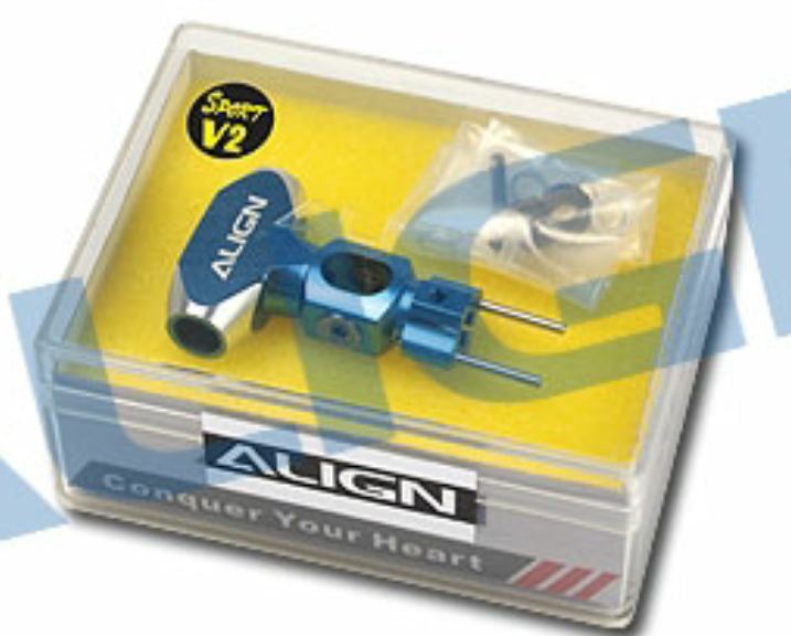 MOZZO DEL ROTORE 450 SPORT V2 IN ERGAL ANODIZZATO BLU - ROBH45138 - immagine 2