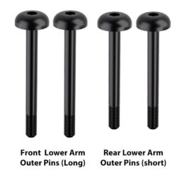 Micro-B/T perni in acciaio dei bracci anteriori e posteriori 2+2pz - PROMLMB5556