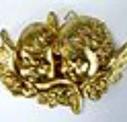 TESTE ANGELI 8x11 cm   ARGENTO - FON878ARG