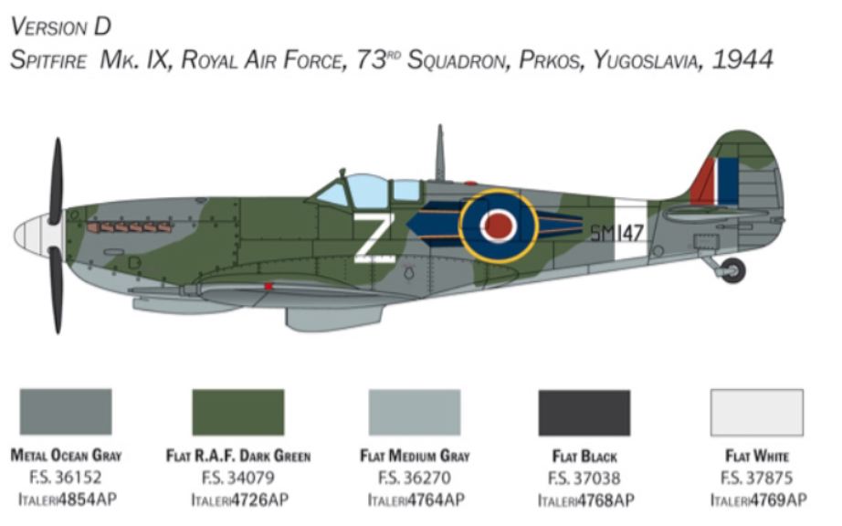 Spitfire MK.IX 1/48 - ITA2804 - immagine 6