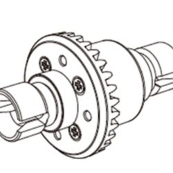 MJX Hyper GO 1/14 differentiale full metal - RBT-MX-16420Y