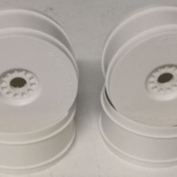 SET 4 CERCHI BUGGY 1/8 BIANCHI STANDARD - HTR-HROFFRIMS