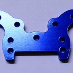 SUPPORTO AMMORTIZZATORI  CHEBI ANTERIORE IN ALLUMINIO BLU - DNEBS218-001