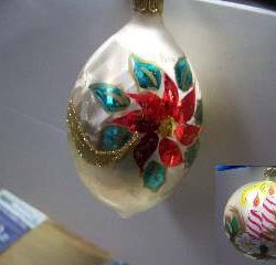 SFERA CANDELINE E FIORI  80mm - YMR25380