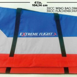 Sacche alari per aeromodelli classe 35cc con portabaionetta - ROBLFB-35CC