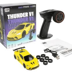 Thunder V1 gialla 4wd 1/40 touring e drift radio e servo proporzionale - RBT-MD12120