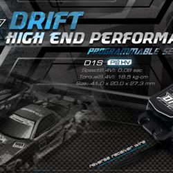 Servo D1S a basso profilo 18,5kg 00,8s full metal - RBT-D1S