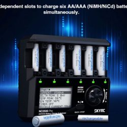 Caricabatterie NC2500 Pro 220v 3A per 6 AA/AAA - RBTSK10018501