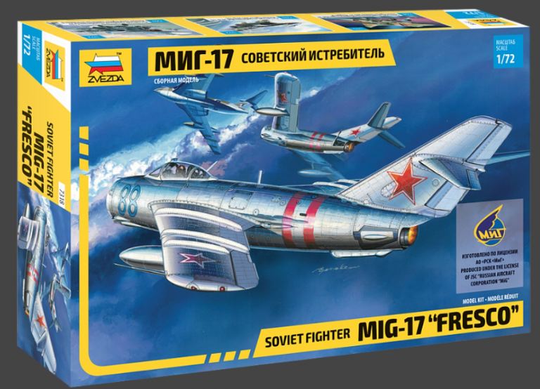MIG-17 Fresco 1/72 MIG 17 - ITAZS7318