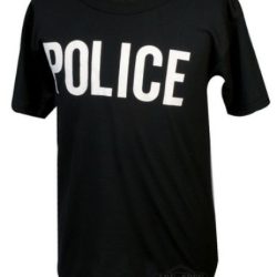 T-SHIRT POLICE NERA     MEDIUM TRU-SPEC - TT-4307-004M