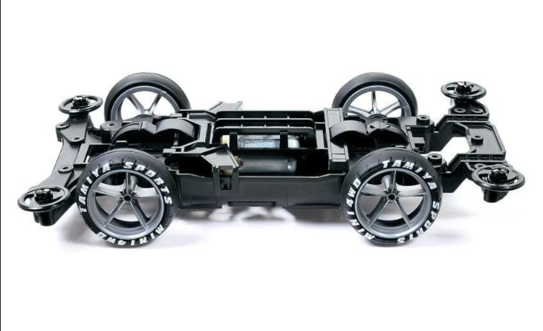 Thunder Shot MKII telaio MS Mini4wdPro carrozzeria policarbonato - TAM95463 - immagine 3