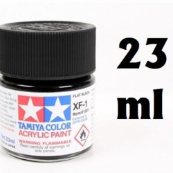 Colore acrilico grande XF-1 nero 1pz da 23ml opaco - TAM81301-1PZ