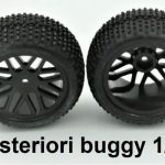 Gomme e cerchi buggy 1/10 posteriori 2pz - RADBB22426