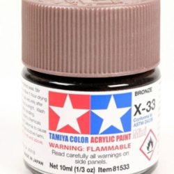 Colore acrilico X-33 Bronze 6pz da 10ml lucido - TAM81533