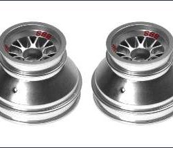 CERCHI CROMATI       2pz F2004 CON DECAL ANTERIORI O POSTER. - KYO-DFT401