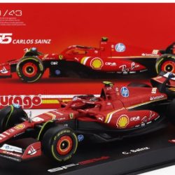 Ferrari F1 SF24 2024 #16 Imola 1/43 Charles Leclerc con vetrina - BUR18-36843LI
