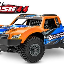 Traxxas Mini SLASH Arancio 4x4 Short Course Brushless BL-2S con LiPo - TXX108164-1OR