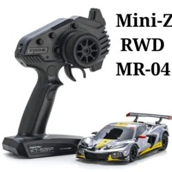 Chevrolet Corvette C8-R Chrome Mini-Z RWD MR04 W-MM - KYO32356CRY
