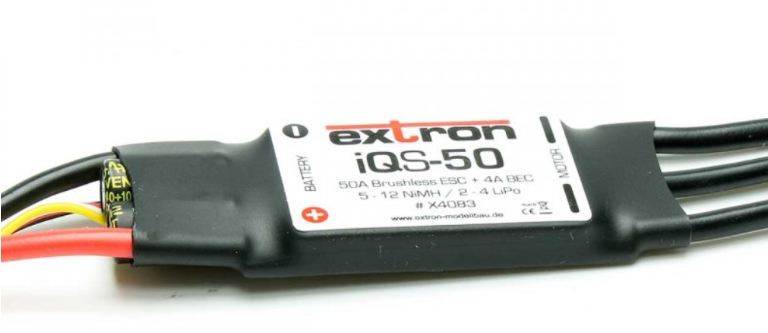 Regolatore Brushless iQS 50 50A XT60 con funzione avanti/indietro - PCHX4083