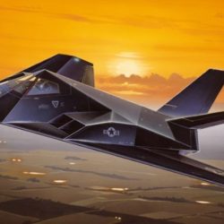 F-117A STEALTH 1/72 F117A - ITA189