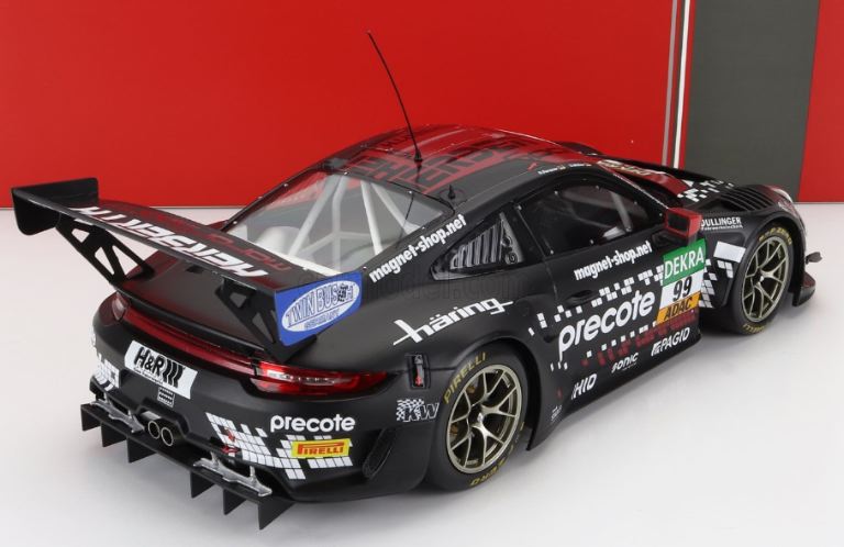 Porsche 911 991-2 GT3 R nera #99 1/18 Precote Herbert Motorsport 2021 - IXOLEGT18056 - immagine 5