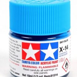 Colore acrilico X-14 Sky Blue 6pz da 10ml lucido - TAM81514