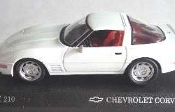 CORVETTE ZR 1 COUPE'WHITE 1/43 - DET210