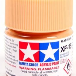 Colore acrilico XF-15 Flat Flesh 6pz da 10ml opaco - TAM81715