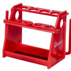 Supporto rosso montaggio ammortizzatori 1/10 1/8 1/5 versione 2 - RBT-R07502R