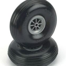 Ruote leggere in gomma 57mm 2pz Dubro - PCH10007