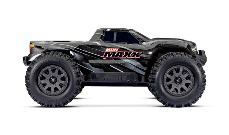 Mini Maxx nero Monster Truck Brushless BL-2s RTR 1/16 - TXX107154-1BK - immagine 3