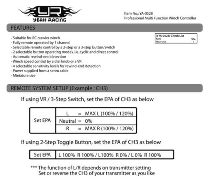 Centralina per verricello multi funzionale con arresto automatico - GPEDYA-0528 - immagine 2