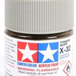 Colore acrilico X-32 Titanium Silver 1pz da 10ml lucido - TAM81532-1PZ