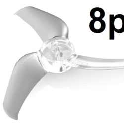 Eliche tripala trasparenti 2,0x3,5 8pz Azure 2035 per droni fpv race - RBTAZ20350304