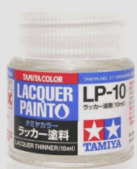 LP-10 LACQUER THINNER 10ml 6pz bottiglietta diluente per smalto - TAM82110