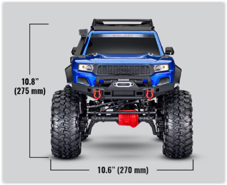 TRX4 Sport High Trail Edition blu 1/10 montata - TXX82044-4BLU - immagine 8