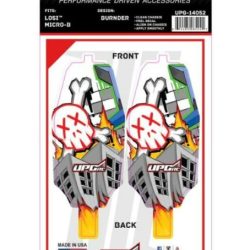 Micro-B Upgrade RC protezione adesiva teschio per telaio Losi  2pz - PROUPG-14052