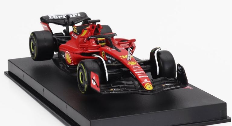 Ferrari SF23 2023 Monza Leclerc n16 con casco 1/43 - BUR18-36835LM - immagine 4