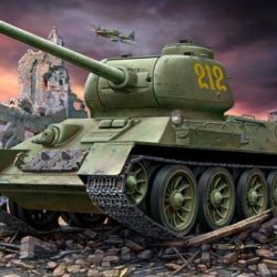 CARRO RUSSO T34/85        1/72 - REV3302