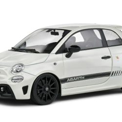 Fiat nuova 500 Abarth 595 bianca 2022 1/18 - SOL1811301
