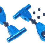 Bracci in ergal blu TT02 anteriori superiori regolabili - GPEDTT02-003B